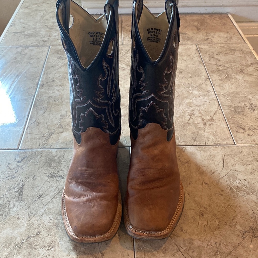 Used Boys Old West Boots